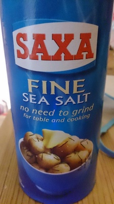 Saxa Sea Salt Fine - 5019989103096