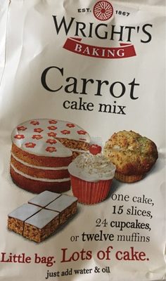 Wright's Carrot Cake Mix - 5020387001792