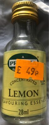 Concentrated Lemon Flavouring essence - 5021507160979
