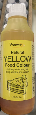 Natural yellow food colour - 5021507162935
