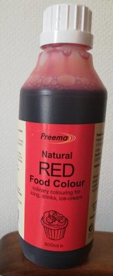 Natural Red food colour - 5021507162959