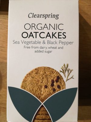 Biscuits D'avoine Biologique - Légumes De Mer Et Poivre Noir - 5021554000600