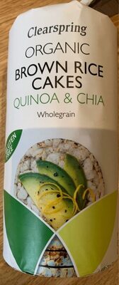 Organic Brown Rice Cakes Quinoa & Chia - 5021554002741