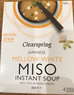 Instant Miso Soup - Mellow White With Tofu - 5021554985471