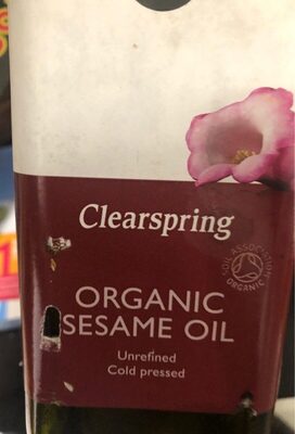 Organic sesame oil - 5021554985556