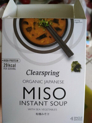 Organic Miso Soup With Sea Vegetables - 5021554985747