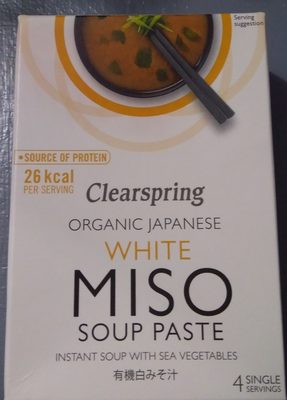 Organic Instant White Miso Soup Paste - 5021554988175