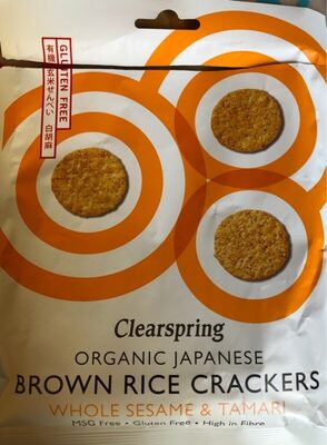 Brown rice crackers - 5021554988793