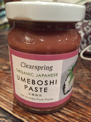 Bulk Deal 6 X Clearspring Organic Umeboshi Paste 150G - 5021554989707