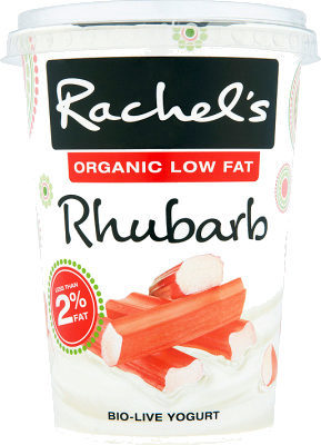Rachel's Organic Rhubarb bio-live yogurt - 5021638013007