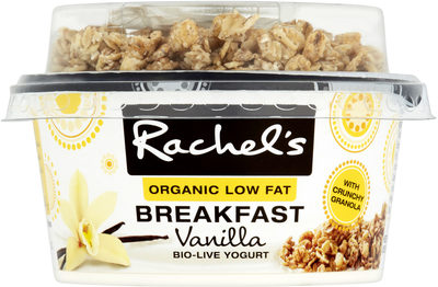 Rachel's Organic Low Fat Breakfast Vanilla Yogurt - 5021638120323