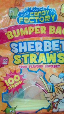 Bumper Bag Of Sherbet Straws - 110G - 5021778026530