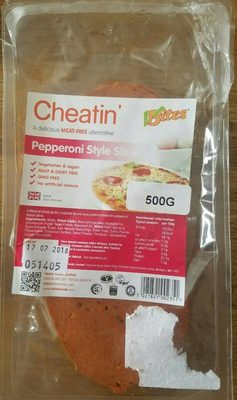 Meat Alternatives - Vegan - Cheatin Pepperoni Slices - 5021821002351