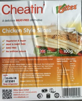 Vbites: Cheatin Chicken Style - 100G - 5021821004560