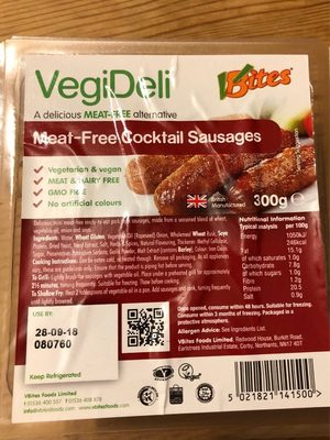 Meat-free Cocktail Sausages - 5021821141500