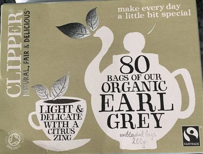 Clipper Fairtrade Organic Earl Grey - 5021991938542