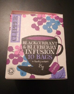 Sachets de thé cassis mûres bio - 5021991939310