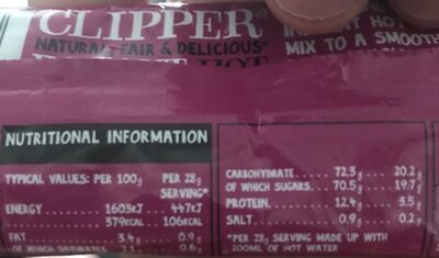 Clipper: Drinking Chocolate Sachets - 28G - 5021991939969