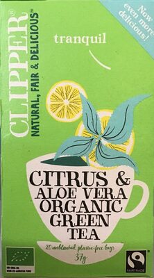 Citrus & Aloe Vera Organic Green Tea - 5021991942235