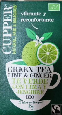 Te verde con lima y jengibre - 5021991942389