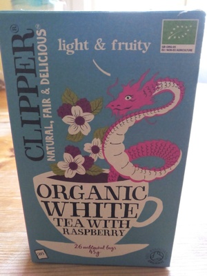Organic White & Raspberry Tea Bags - 5021991999765