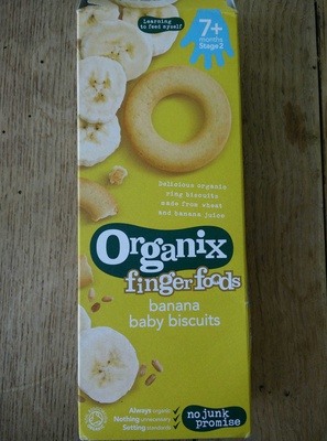 Banana baby biscuits - 5024121639210