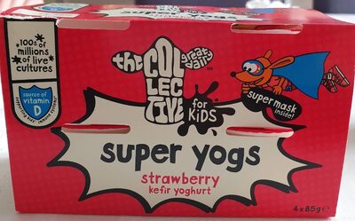Super Yogs strawberry Kefir Yoghurt - 5024255000993