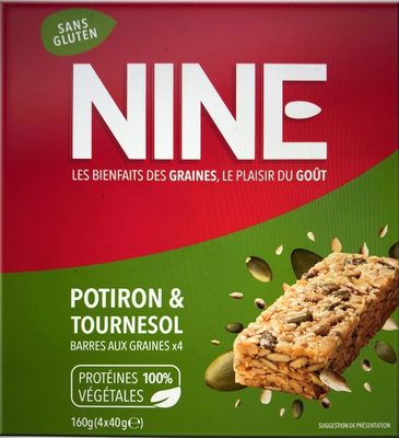 Barres NINE Potiron & Tournesol - 5024278001502