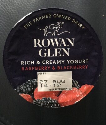 Rich & creamy yogurt raspberry and blackberry - 5025358020130