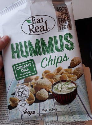 Hummus Chips Creamy Dill Flavour - 5026489483986
