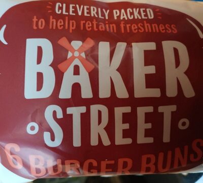 Baker Street 6 burger buns - 5027952005940