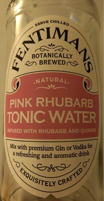 Pink rhubarb tonic water - 5029396001182