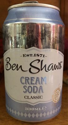 Shaws Cream Soda - 5029578000729