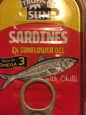 Sardines in sunflower oil with chilli - 5029788181263