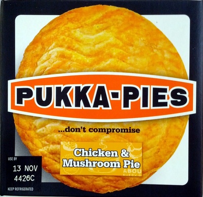 Chicken & Mushroom Pie - 5030756000448