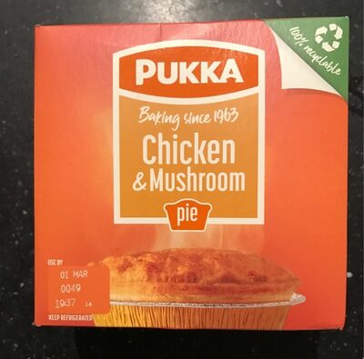 Pukka Chicken and Mushroom Pie - 5030756005818