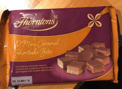 Thornton's Caramel Shortcake 10Pk - 5030765028594