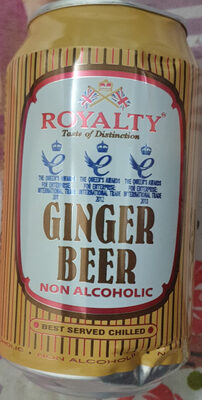 Royalty Soft Drink Ginger Beer Can - 5032619700090