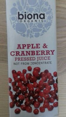 Appel & cranberry pressed juice - 5032722308459