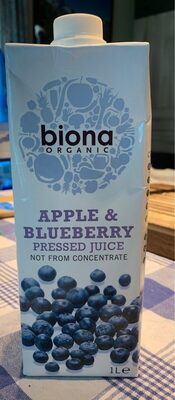 Apple & blueberry pressed juice - 5032722308466