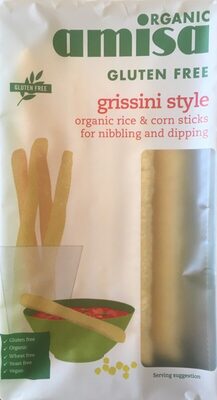 Grissini Style - Organic Rice & Corn Sticks - 5032722309944