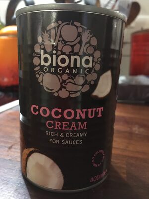 Biona coconut cream - 5032722315495