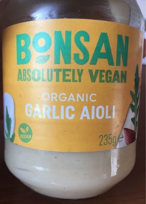 Organic garlic aioli - 5032722316386