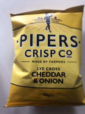 Pipers Crisp Co Cheddar And Onion - 5033060100149