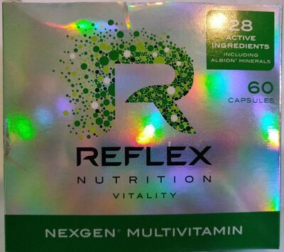 Reflex Nutrition Vitality Nexgen Multivitamin - 5033579073514
