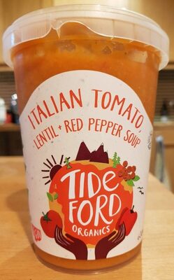 Tideford Organics Lentil Red Pepper Soup - 5034124002690