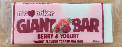 Ma Baker Smoothie Berry Bar 100G X 1 - 5034444102438