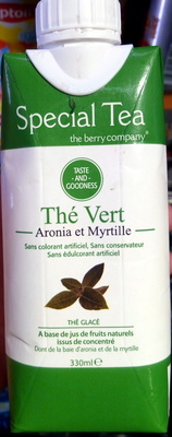 Thé vert aronia et myrtille - 5034525010119