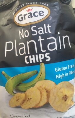No salt Plantain chips - 5035139218045