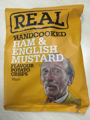 Handcooked Ham & English Mustard Flavour Potato Crisps - 5035336003161